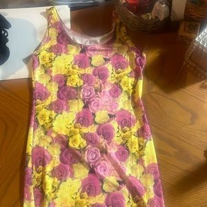 Sexy tight floral, print dress